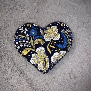 Vera Bradley heart shaped jewelry box
